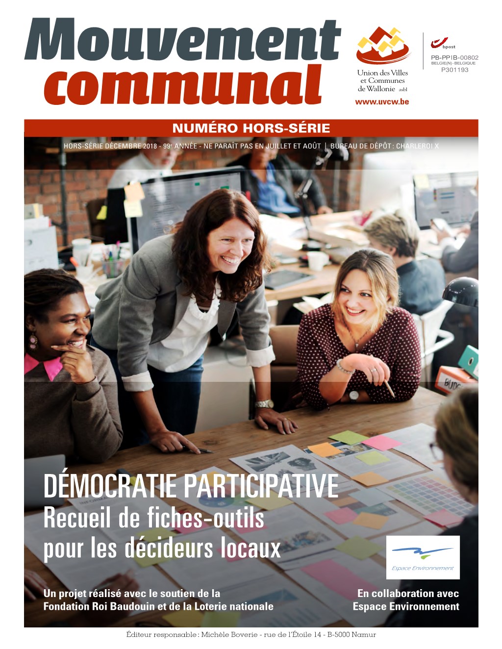 Recueil de fiches-outils pour les décideurs locaux, Union des villes et communes de Wallonie, 2018